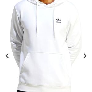 Adidas Large men white hoody